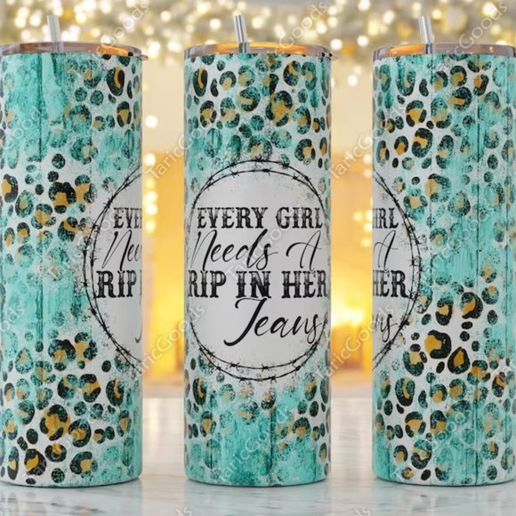 Everygirl Needs a Little Rip Tumbler - Picture 1 of 1
